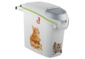 CURVER dóza na krmivo - Kontejner na 6kg/15L suchého krmiva - KOČKY 03883-P71