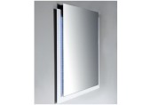 SAPHO EMA 22456 zrcadlo s přesahem s LED osvětlením 50x65cm, bílá