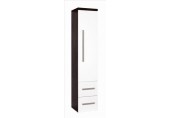 Cube vysoká skříňka s dvířky wenge/bílá 32,5x33x163, CUBEV35LP