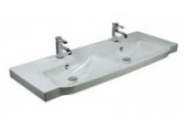 Villeroy & Boch Sentique Dvojumyvadlo na skříňku 1300x520 mm, bez přepadu, bílá alpin