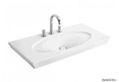 Villeroy & Boch La Belle Umyvadlo 1000x490 mm, bez otvoru pro armaturu, bílá alpin ceramicplus