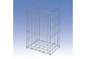 SANELA Drátěný koš SLZN 41, rozměr 350 x 290 x 150 mm, nerez 95410