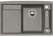 BLANCO Axia II 45 S dřez s excentrem, včetně sifonu, aluminium 516776