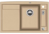 BLANCO Axia II 45 S dřez s excentrem, včetně sifonu, béžová champagne 516781