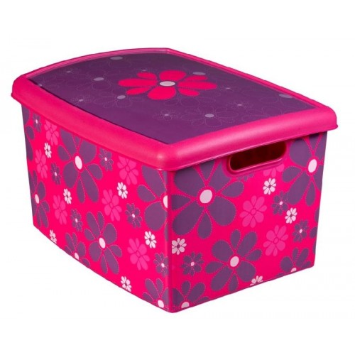 CURVER box úložný dekorativní 20 l Flower CURVER box úložný dekorativní 20 l Flower