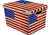 CURVER box úložný dekorativní L AMERICAN FLAG