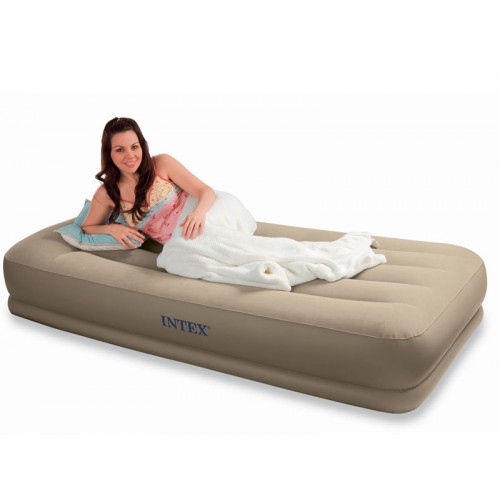 INTEX Nafukovací postel s vestavěnou pumpou Twin 67742