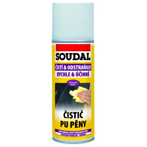 SOUDAL čistič PUR pěny 150 ml SOUDAL čistič PUR pěny 150 ml