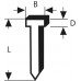 BOSCH Hřeb, typ 47 1,8 x 1,27 x 23 mm 1609200378