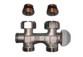 HERZ TS-3000 šroubení s termostatickým ventilem M 30 x 1,5 přímé s přednastavením 1369191