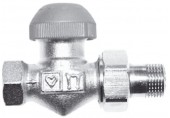 HERZ TS-98-VHF-Termostatický ventil M30x1,5 přímý 1/2" šedá krytka 1762321
