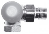 HERZ TS-98-VHF-Termostatický ventil M30x1,5 úhlový levý 1/2" šedá krytka 1765826