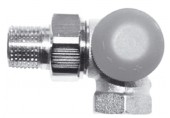 HERZ TS-98-VHF-Termostatický ventil M30x1,5 úhlový pravý 1/2" šedá krytka 1765926