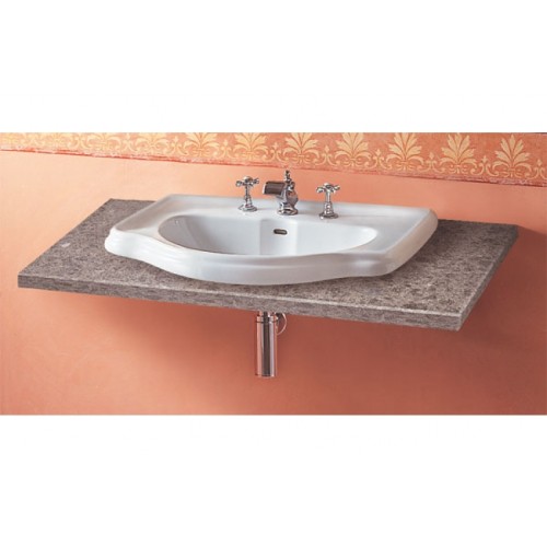 SAPHO RETRO 103001 keramické umyvadlo 62x45,5cm, zápustné SAPHO RETRO 103001 keramické umyvadlo 62x45,5cm, zápustné