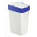 HEIDRUN odpadkový koš PUSH & UP 18l, bílá/modrá 1340