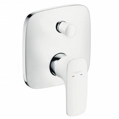 Hansgrohe PURAVIDA Páková vanová baterie pod omítku s bezpeč. kombinací, chrom 15447000 Hansgrohe PURAVIDA Páková vanová baterie pod omítku s bezpeč. kombinací, chrom 15447000