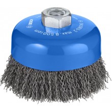 BOSCH Hrnkový kartáč, zvlněný drát, 100, ocel 100 mm, 0,5 mm, M14 1608614011