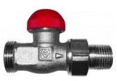HERZ TS-90-V-Termostatický ventil přímý 1/2", M 28 x 1,5 červená krytka 1773367