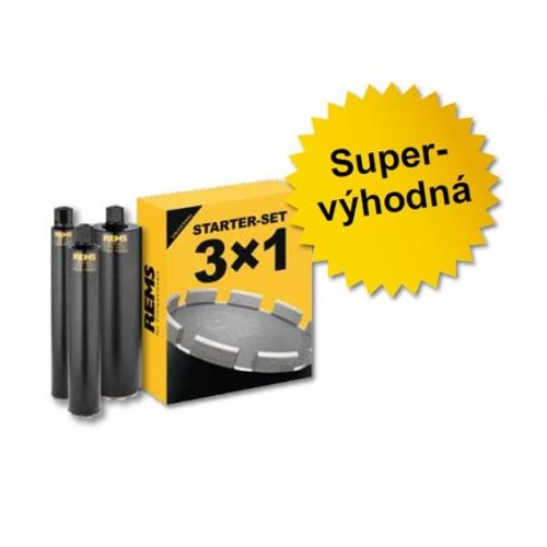 REMS UDKB Set 62-82-132 univerzální diamantové jádrové vrtací korunky 181101 REMS UDKB Set 62-82-132 univerzální diamantové jádrové vrtací korunky 181101