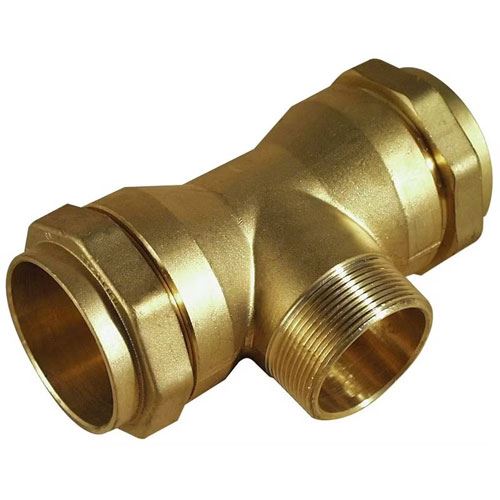 ISIFLO T-131 T-kus s vnějším závitem na odbočce, 40x5/4"x40mm, PN16 2.1.131.40114