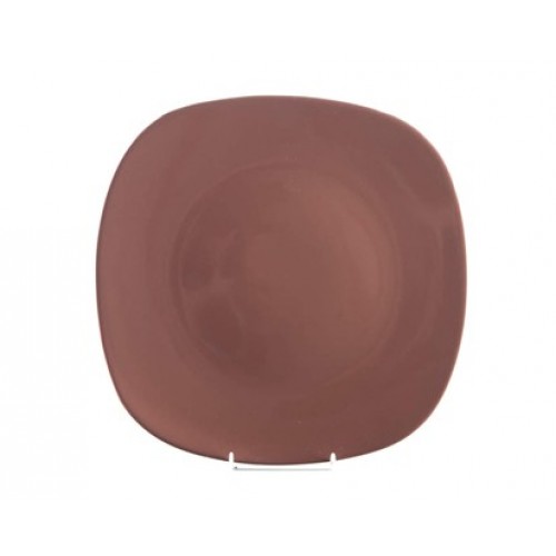 BANQUET talíř mělký hnědý SQUARE 29cm 20240A3093I