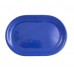 VETRO-PLUS Talíř ovál modrý 35,5cm 202783428PL