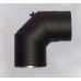 Koleno kouřovodu s čistícím otvorem 150mm 90° (1,5) antracit