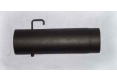 Trubka kouřovodu s klapkou 160mm/500mm (1,5) černá