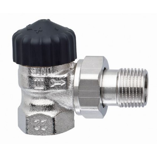 HEIMEIER radiátorový ventil Standard DN 10-3/8" rohový, zkrácený 2215-01.000