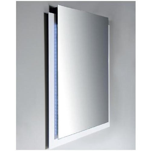 SAPHO EMA 22456 zrcadlo s přesahem s LED osvětlením 50x70cm, bílá