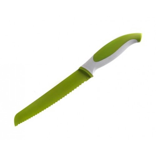 BANQUET Nerezový nůž na chléb s nepřilnavým povrchem Symbio 19 cm, zelená 25LI008151G