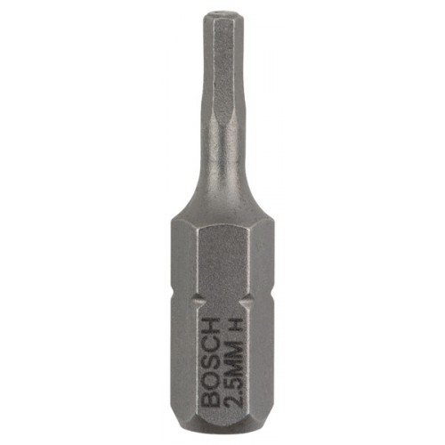 BOSCH Šroubovací bit zvlášť tvrdý Extra-Hart HEX 2,5, 25 mm 2607001720