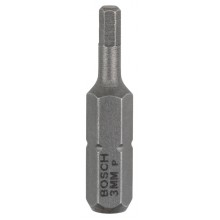 BOSCH Šroubovací bit zvlášť tvrdý Extra-Hart HEX 3, 25 mm 2607001722