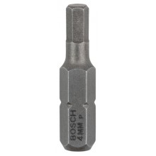 BOSCH Šroubovací bit zvlášť tvrdý Extra-Hart HEX 4, 25 mm 2607001724