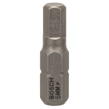 BOSCH Extra-Hart Šroubovací bit zvlášť tvrdý, HEX 5, 25 mm 2607001726