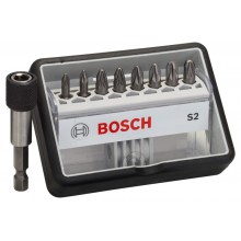 BOSCH (8+1)dílná sada šroubovacích bitů Robust Line, S Extra-Hart 25 mm 2607002561