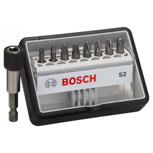 BOSCH (8+1)dílná sada šroubovacích bitů Robust Line, S Extra-Hart 25 mm 2607002561