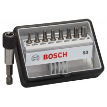 BOSCH (8+1)dílná sada šroubovacích bitů Robust Line, S Extra-Hart 25 mm 2607002562