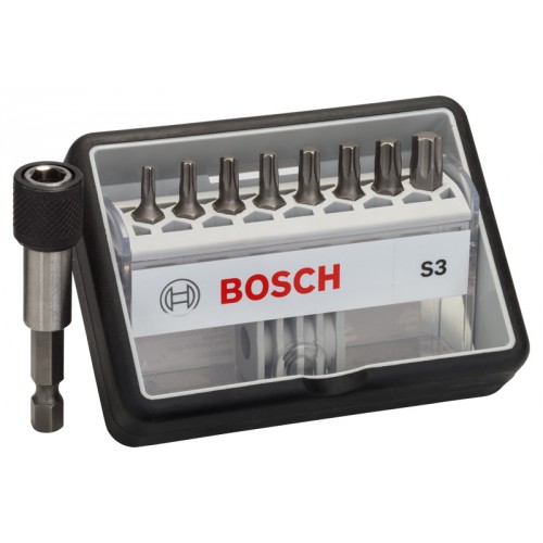 BOSCH (8+1)dílná sada šroubovacích bitů Robust Line, S Extra-Hart 25 mm 2607002562