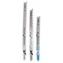 BOSCH Sada pilových plátků do kmitacích pil, 3dílná T 123 XF; T 234 X; T 345 XF 2607010515
