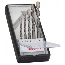 BOSCH 5dílná sada vrtáků do betonu Robust Line CYL-3 5; 5,5; 6; 7; 8 mm 2607010526