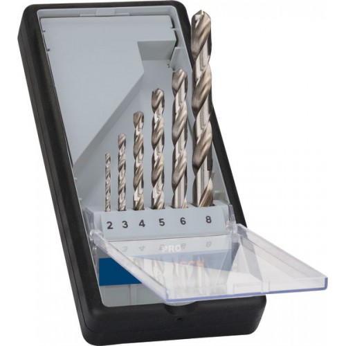 BOSCH Sada vrtáků do kovu PRO Metal HSS-G, 6 ks 2607010529
