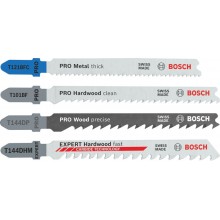BOSCH Sada pilových plátků Wood and Metal, 15 ks 2607011437