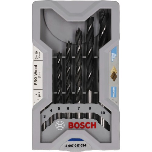 BOSCH Sada vrtáků do dřeva PRO Wood, 7 ks 2607017034