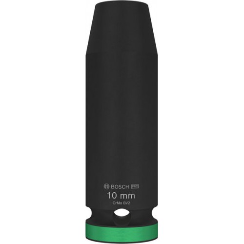 BOSCH PRO Impact Socket, 1/2", 10 mm, prodloužené 2608003044