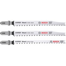 BOSCH 3dílná sada pilových plátků T308B/BO EXPERT Wood 2-side clean 2608900559