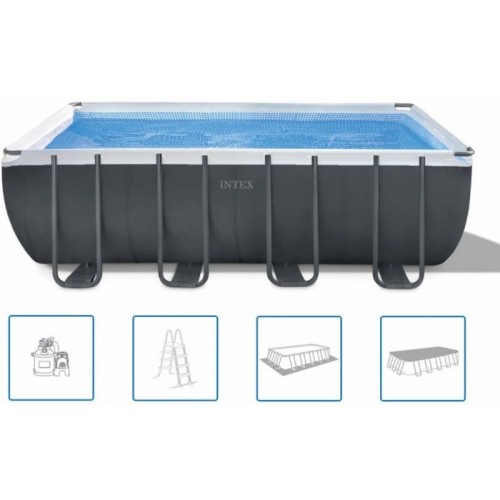 Intex Ultra XTR Rectangular Frame Pool Bazén 549 x 274 x 132 cm + písková filtrace, 26356