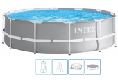INTEX PRISM FRAME POOLS SET Bazén 427 x 107 cm s kartušovou filtrační pumpou 26720NP