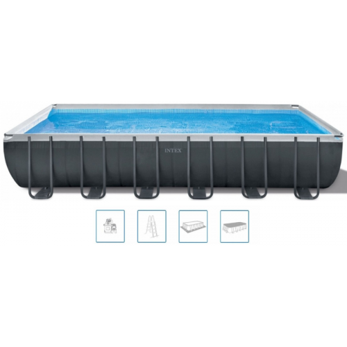 INTEX Ultra XTR Rectangular Frame Pool Set Bazén 732 x 366 x 132 cm s filtrací 26364GN