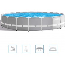 INTEX PRISM FRAME POOLS SET Bazén 610 x 132 cm s kartušovou filtrací 26756GN